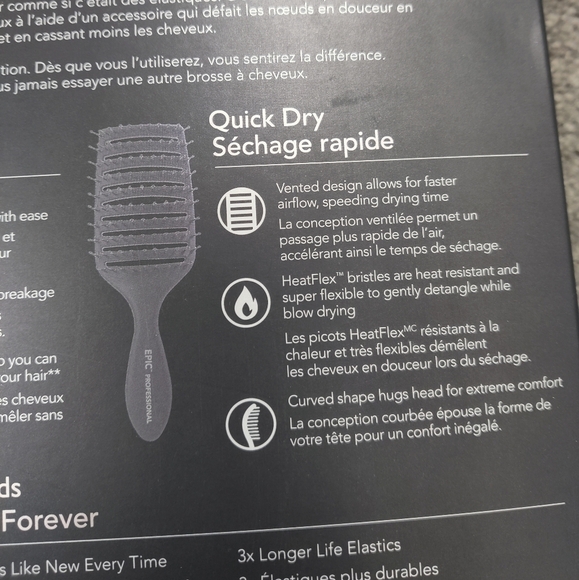 Epic Professional Detangle and Dry Kit Hair Brush and Hair Band Gift Set N… - Picture 11 of 11